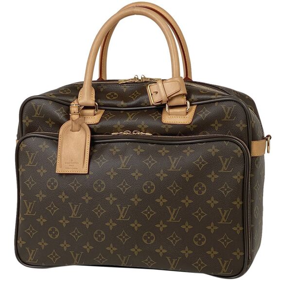 Louis Vuitton Icarl Business Carry On Bag Shoulder Bag Handbag Monogram Brown - Picture 1 of 9